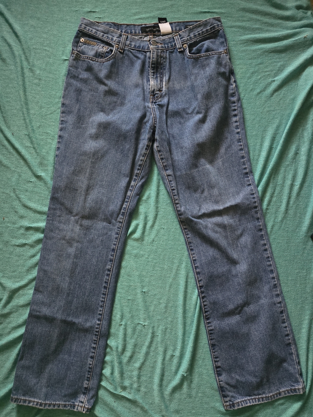 Calvin Klein, Size 12 Womens Medium Blue Bootcut Jeans